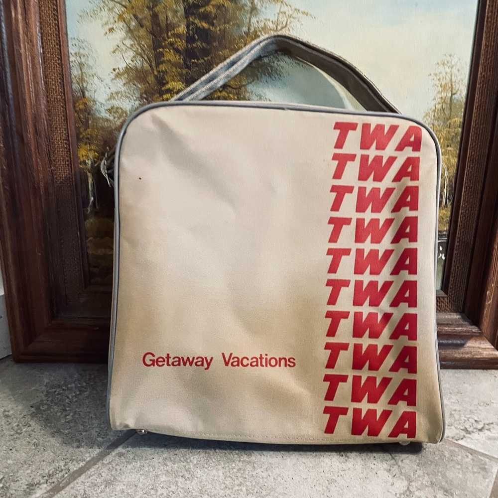 vintage | twa airlines | twa getaway vacations collection bag - Picture 13 of 13